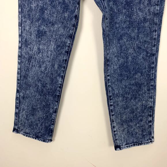 Pacsun Acid Wash Jeans Mom Jean Dark Rinse Blue 30 90s y2K - Picture 8 of 11